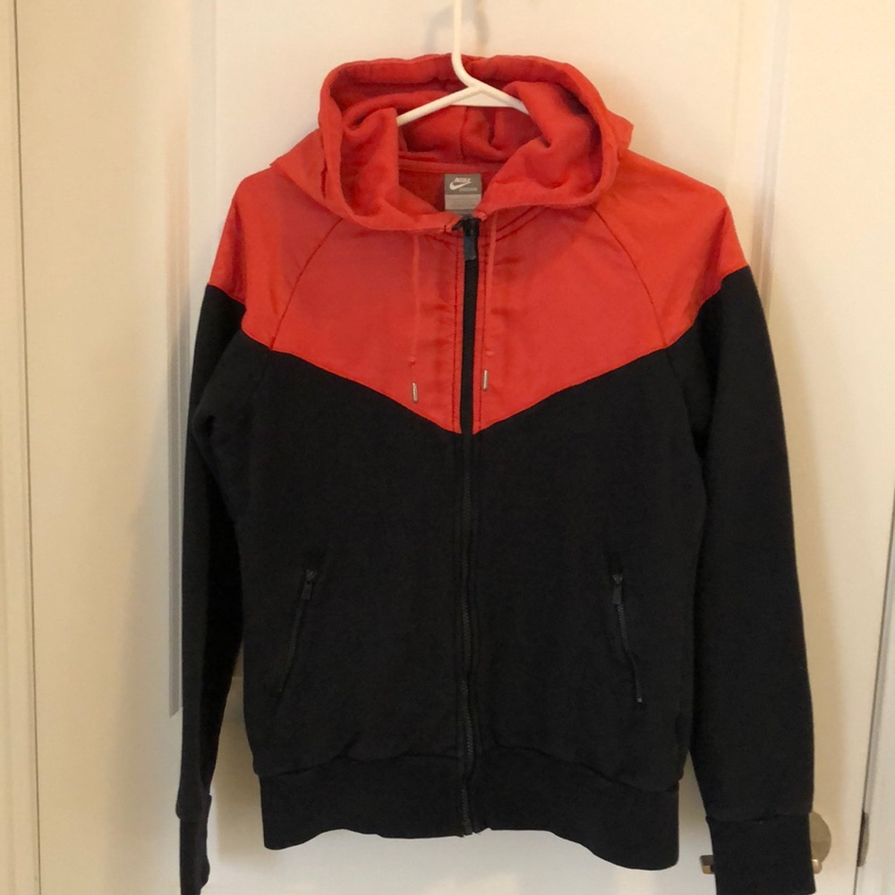 Nike Colour Block zip up hoodie size L